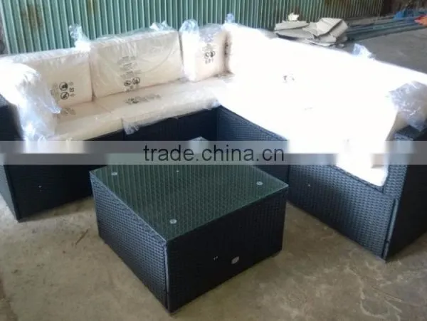 PE Poly Rattan Wicker Outdoor / Garden Furniture - Lounge Set photo-4