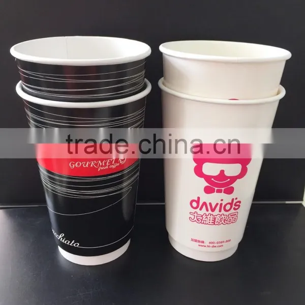 Disposable Double PE Coated Food Grade Beverage Paper Cup photo-2