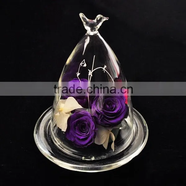 Decorative Glass Dome for Wedding,mini Dome Cloches photo-2