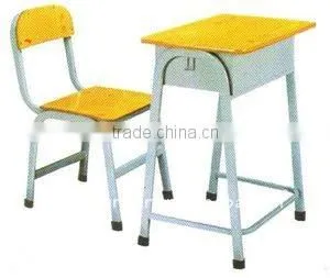 Plywood School Desk and Chair