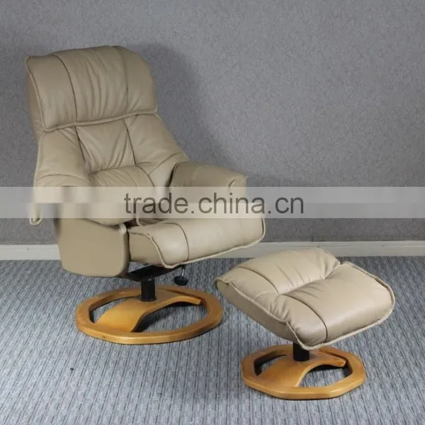 First Touch Bentwood Recliner Sofa China Best Wood Leather Recliner Chair AM-1730C Quality Choice photo-2