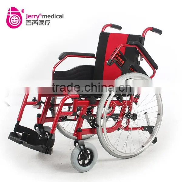 Deluxe Aluminum Manual Foldable Wheelchair