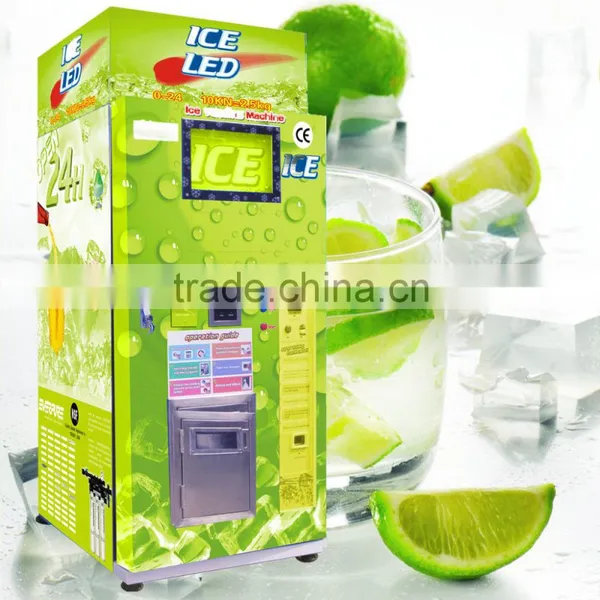Made In China Factory Prices 304 Stainless Steel Full Automatic Commercial Ice Vending Machine For Sale photo-3