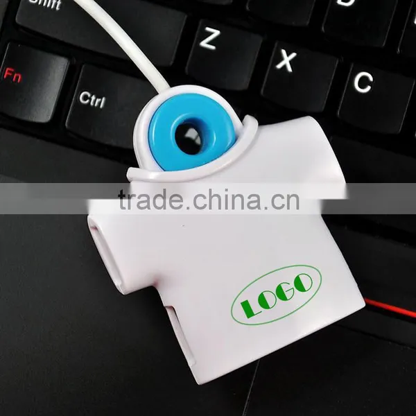 Funny Cartoon T-shirt Designed 4-port Usb 2.0 Hub for Promotions/gift Options photo-3