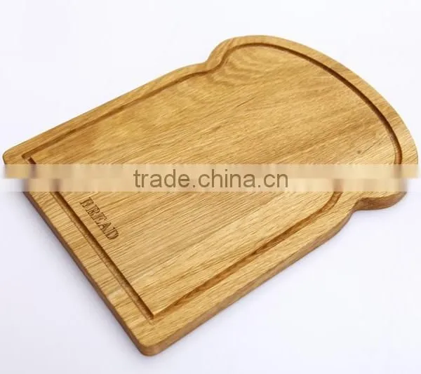 Creative Kitchen Bread Shaped Acacia Wooden Cutting Board photo-2