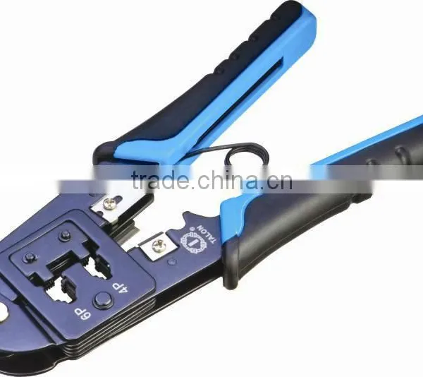 Dual-modular Plug Crimping Tool for 6P6C/RJ-12,6P4C/RJ-11,6P2C,4P4C&4P2C Western PLUG
