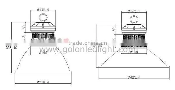 Snooker Stadium High Bay With Meanwell Driver PhilipsSMD 100w 80w 60w Highbay Lighting photo-3