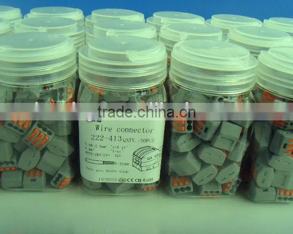 Directly Factory Wago Wire Cable 12v Connector 222 Series 2way 3way 5way photo-5