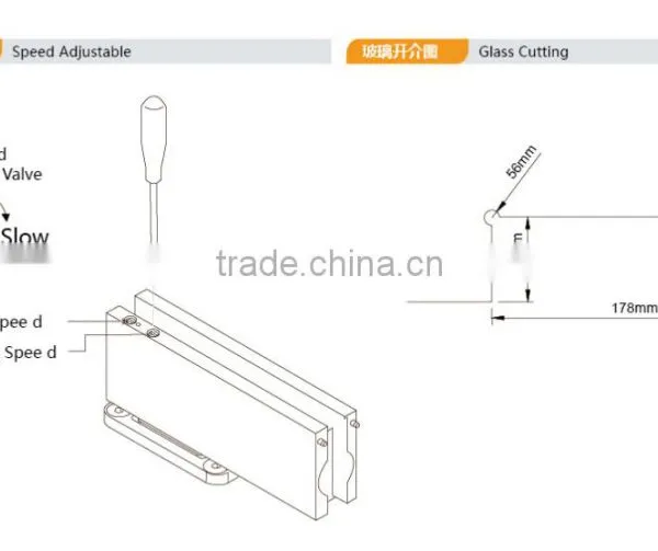Everstrong Concealed Floor Spring ST-K02 no Digging Floor Hinge Combine With Bottom Patch Fititng photo-3