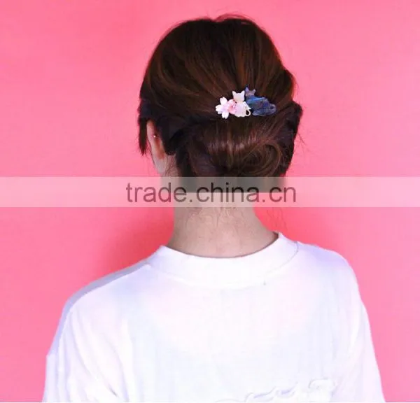 2016 Fashion Flower and Cat Hair Clip photo-2