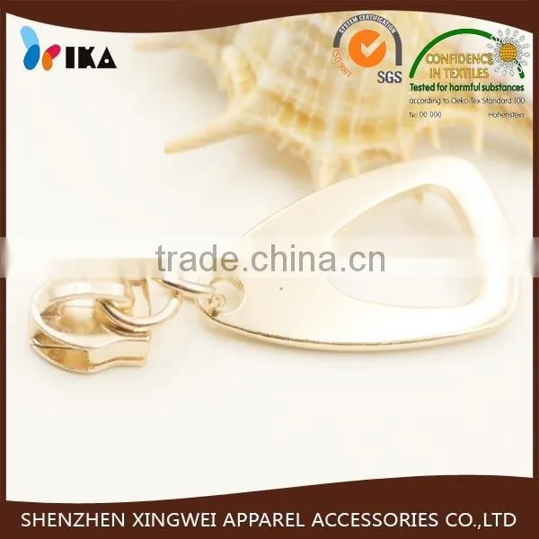 Golden Metal Zipper Puller Slider for Clothes