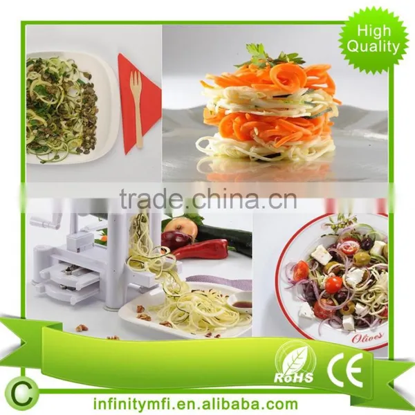Amazon Best Selling Vegetable Spiral Slicer Tri Blade Spiral Slicer photo-5