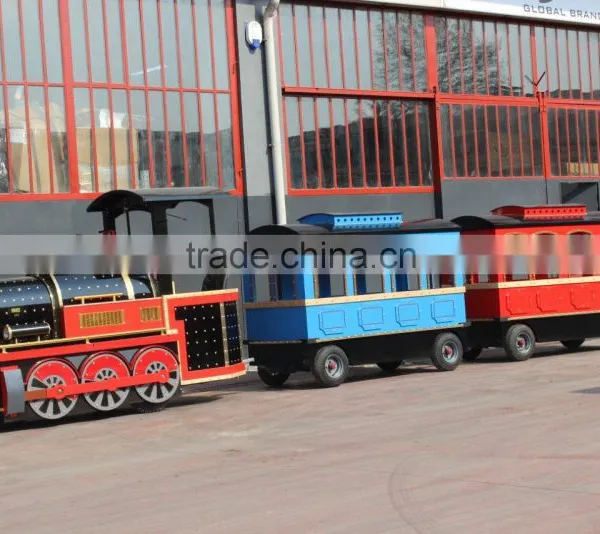 Electric Train With Big Wagons