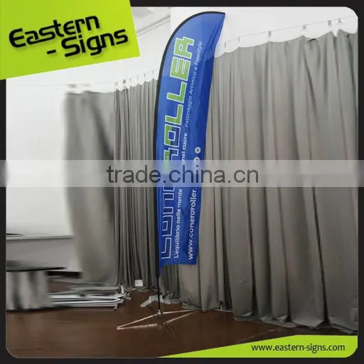 Dye Sublamtion Printing Cheap Beach Flags For Sale photo-5