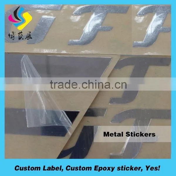 Hot!!! 2014 Personalized Logo qr Code Self Adhesive Metal Sticker photo-2