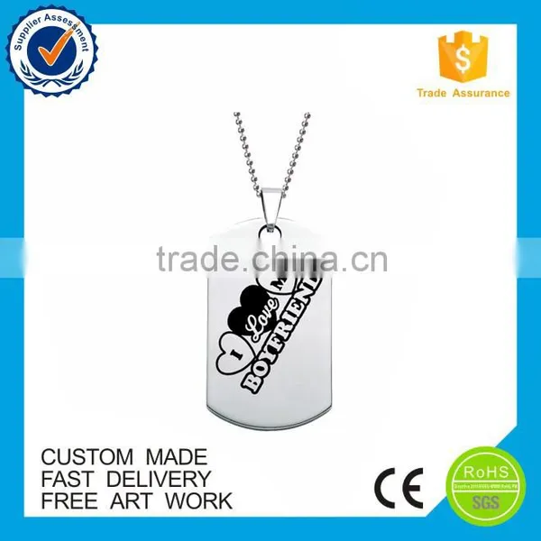 High Quality Promotional Handbag Metal Name Tag Blank Dog Tag photo-5