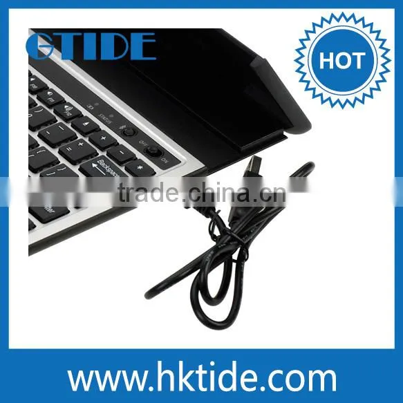 High Qulaity Aluminum Cover Bluetooth 3.0 Germany Keyboard With Custom Different Layout photo-5