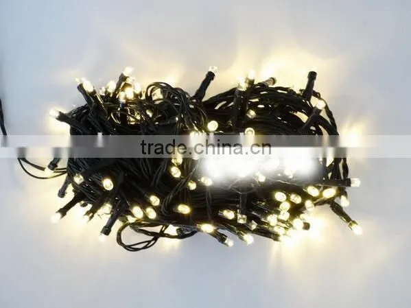 Series String Xmas Decoration Light With Solar Panel for Supermarket 10meter 20meter 100meter photo-5