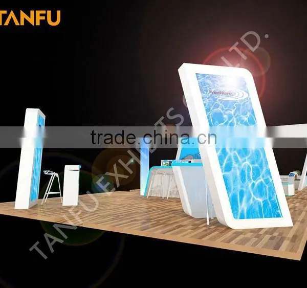 TANFU Customized 10m x 20m Modular Exhibition Booth for CES Show photo-2