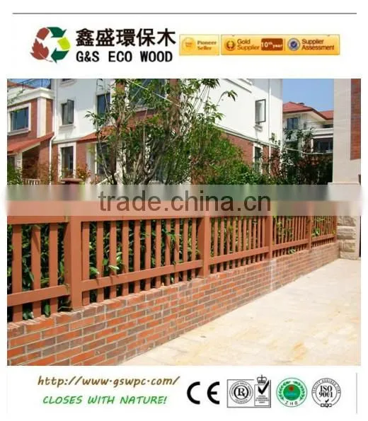 Newteck Cheap & Hot Sale WPC Garden Fence With ISO ,CE ,SGS Certifications