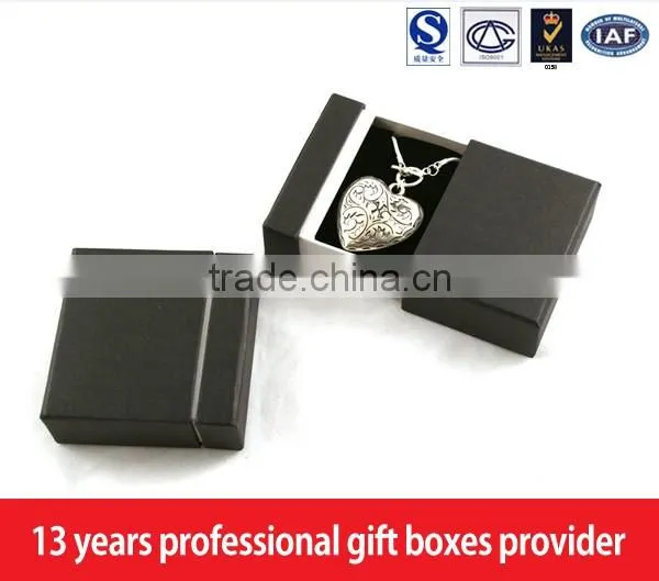 Black Paperboard Jewelry Packing Box Drawer Box photo-3