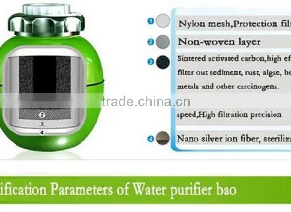 Mini Activated Carbon Tap Water Purifier Use For Kitchen Faucet Tap Water Purifier photo-2