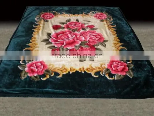 100% Polyester Wholesale Thermal Protection Container Home Mink Korea China Supplier Sheep Fleece Blanket photo-5