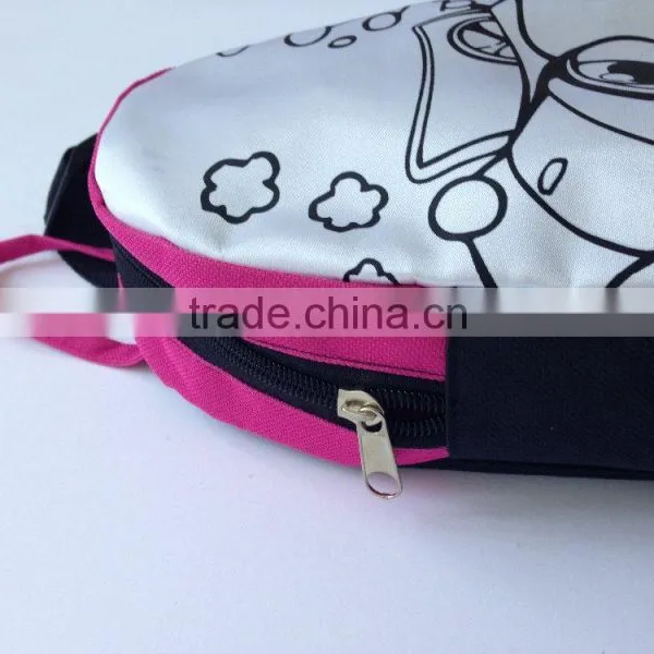 DIY Coloring Chest Bag With 4pcs Markers-kids Drawing Bag photo-3