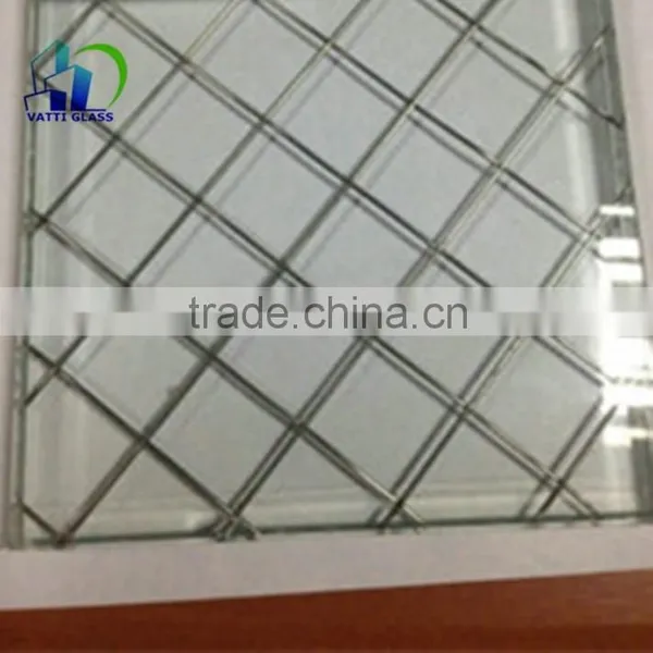 Round Clear and Colored Safety Wired Glass Pattern Wired Glass photo-4