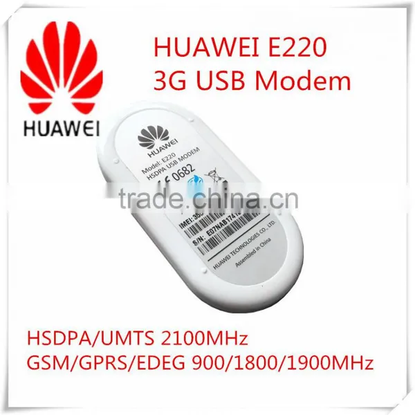 Unlocked New Original HSDPA 7.2Mbps HUAWEI E220 3G USB Stick Modem and 3G USB Modem photo-2