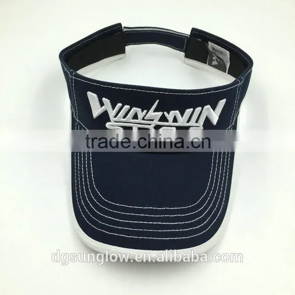 Wholesale 3D Embroidery Sun Protection Blue Golf Caps photo-4