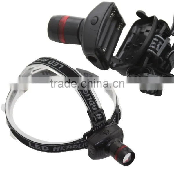 3W Focus Zoom LED Headlamp 3 Mode Energy Saving Outdoor Sports Camping Fishing Head Lamp Flashlights photo-6
