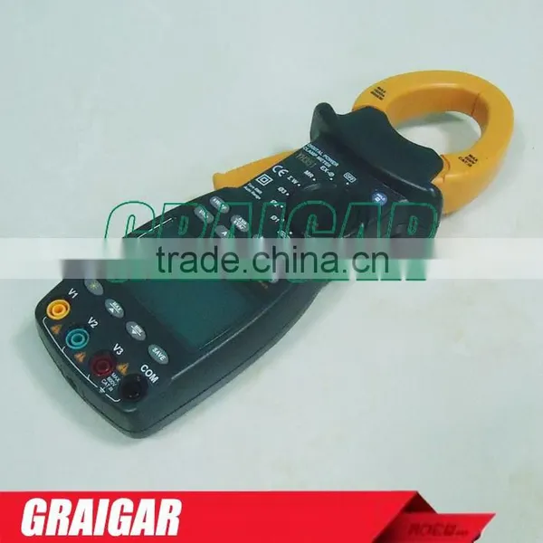 Free Shipping YH351 With PC RS-232 Interface Three Phase Digital Power Clamp Meter Multimeter photo-3