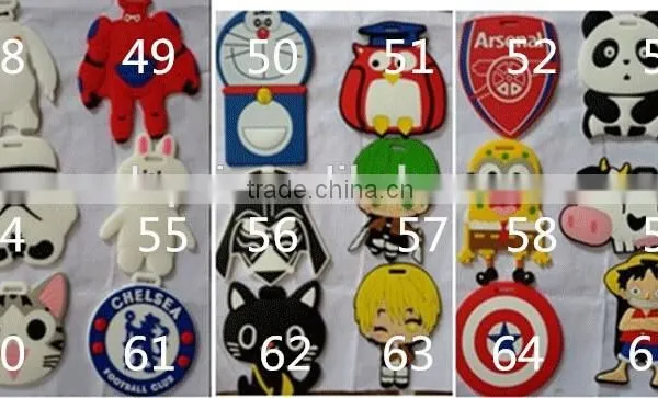 Soft PVC Luggage Tags With Customer Logos photo-4