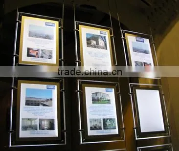 High Quality Advertising Product Acrylic Sign Board Crystal Led Menu Light Box photo-5