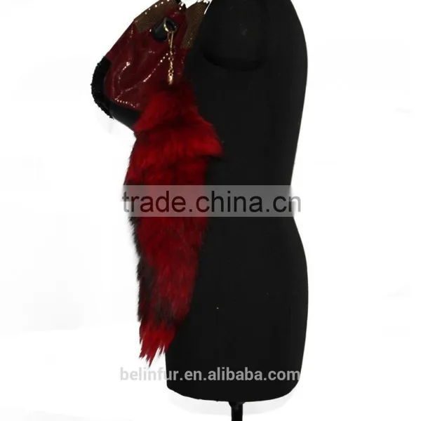 Factory Price Fashion Charm Real Fur Keychain photo-2