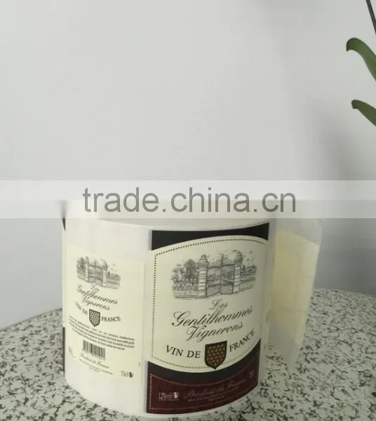 Guangzhou Manufacture Good Price Printing Wine Labels Self- Adhesive Stickers in Roll photo-5