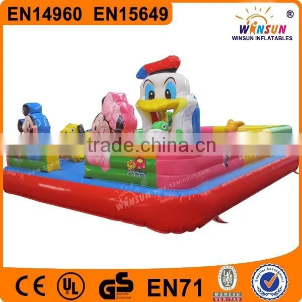 Cartoon Inflatable Fun City Used Children Commercial Indoor Playground Equipment photo-2