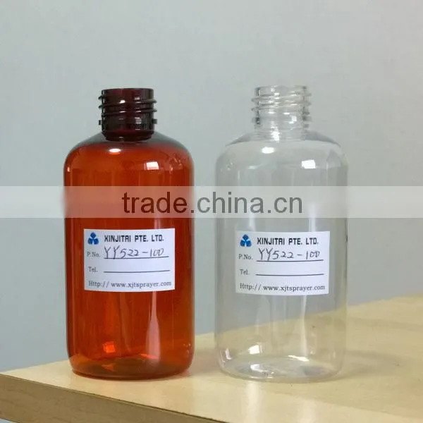 100ml Plastic PET Spay Bottle, Boston Shape, With Fine Mist Sprayer photo-2