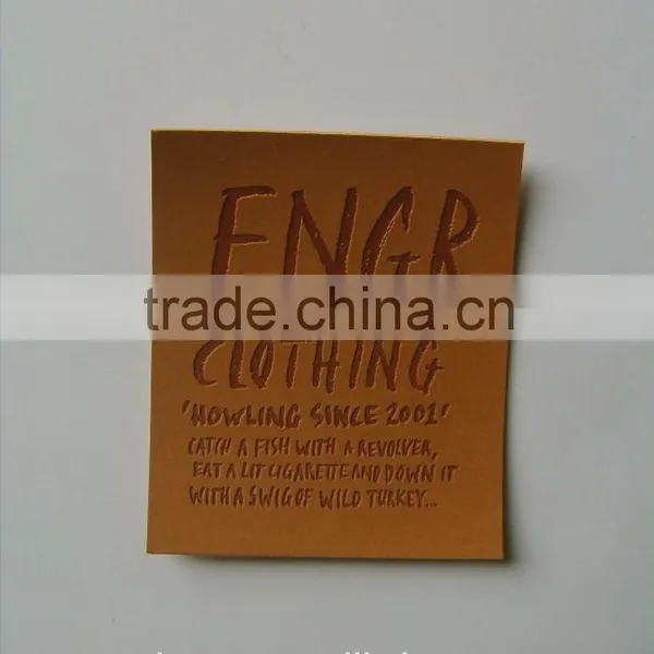 Washable Leather Jeans Tags photo-2