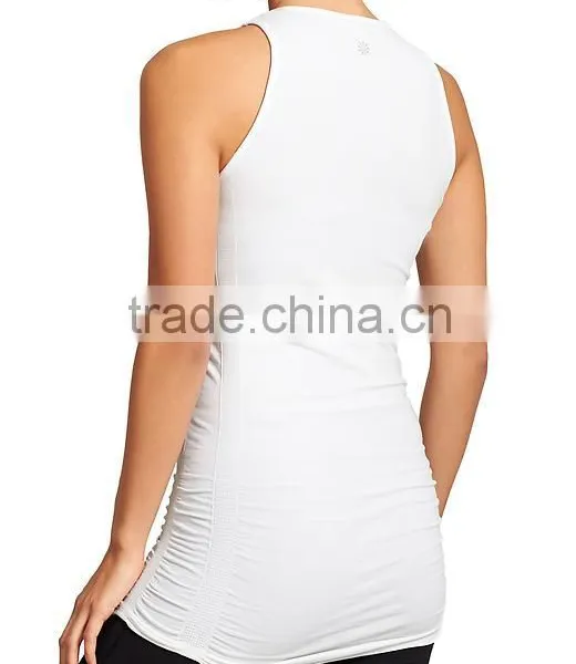 Custom Seamleass Comfortable Pure Fitnss Tank Tops Women photo-5