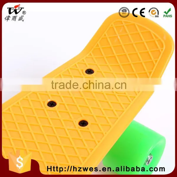 Aluminum Base ABS Deck Material OEM Fish Shape Skateboard photo-2