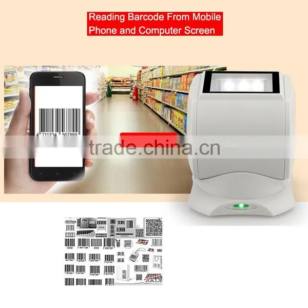 Rotatable Usb 1d 2d Supermarket Barcode Scanner photo-4