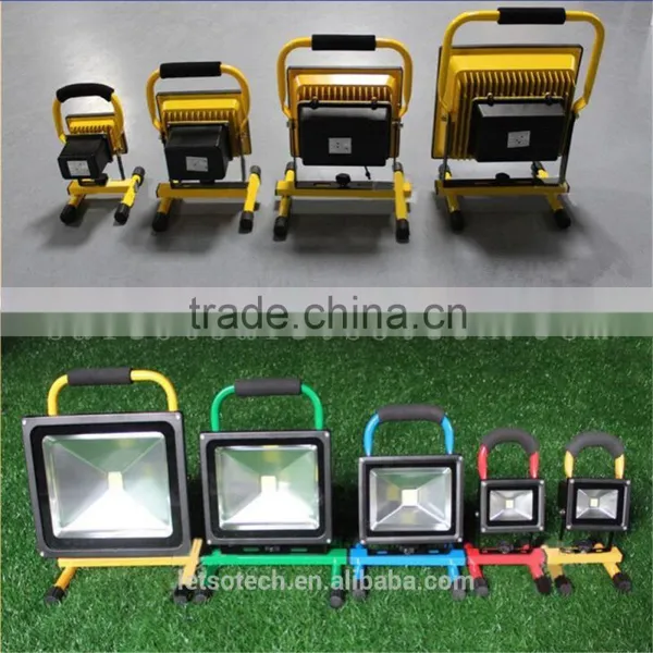 2016 New IP65 50w 100w Portable Rechargeable Floodlight Fishing Boat Led Flood Light With CE ROHS Warm White 3 Years Warranty photo-4