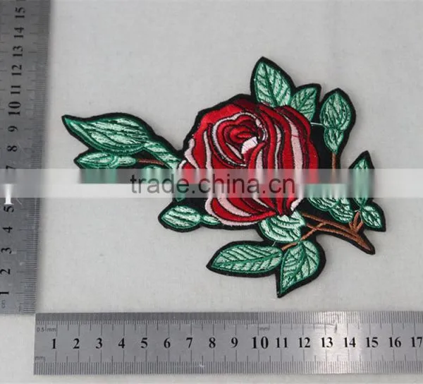 Hot Sale Iron-on Flower Applique Embroidery Patch for Wedding photo-6