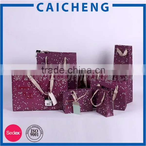 New Fancy Custom Logo Printed Shopping Bag Gift Paper Bag With Handle photo-5