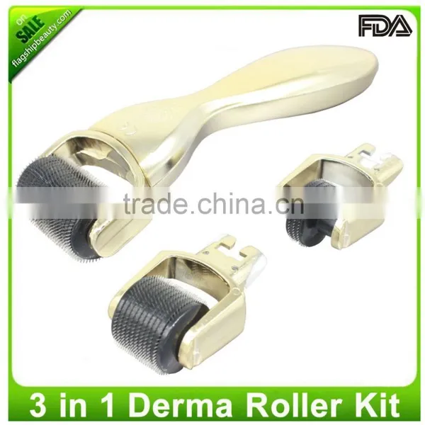 180/ 600/1200 Pins Derma Roller 3 in 1 Factory Direct Wholesale photo-3