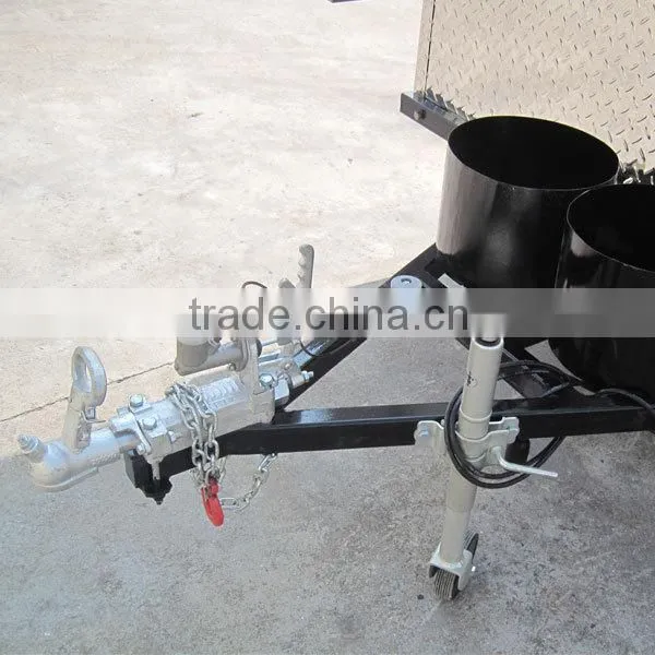 JX-FS280A Stainless Steel Caravan Trailer Fast Food Mobile Kitchen Trailer for Sale photo-6