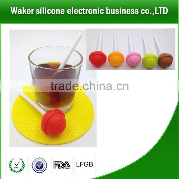 Silicone Pocket Tea Strainer photo-6