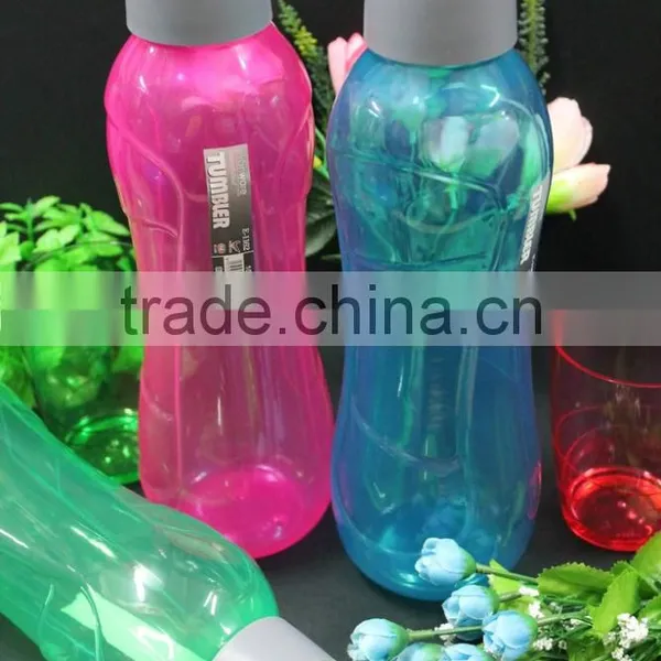 Colorful BPA FREE Water Tumblers With Lid/ Travel Plastic 1000ml Colorful Tumbler. MIN ORDER 96 PCS ONLY ! photo-5